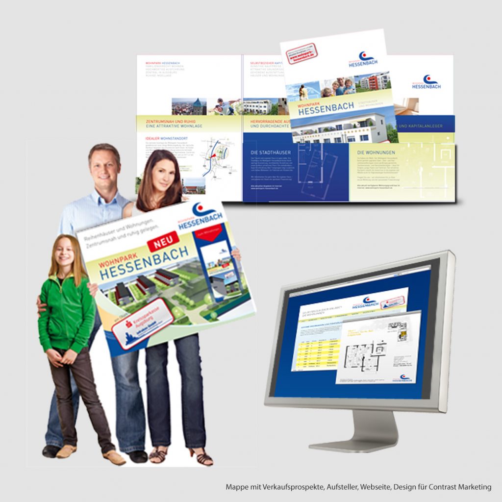 Aufsteller, Mappe bis zu Website